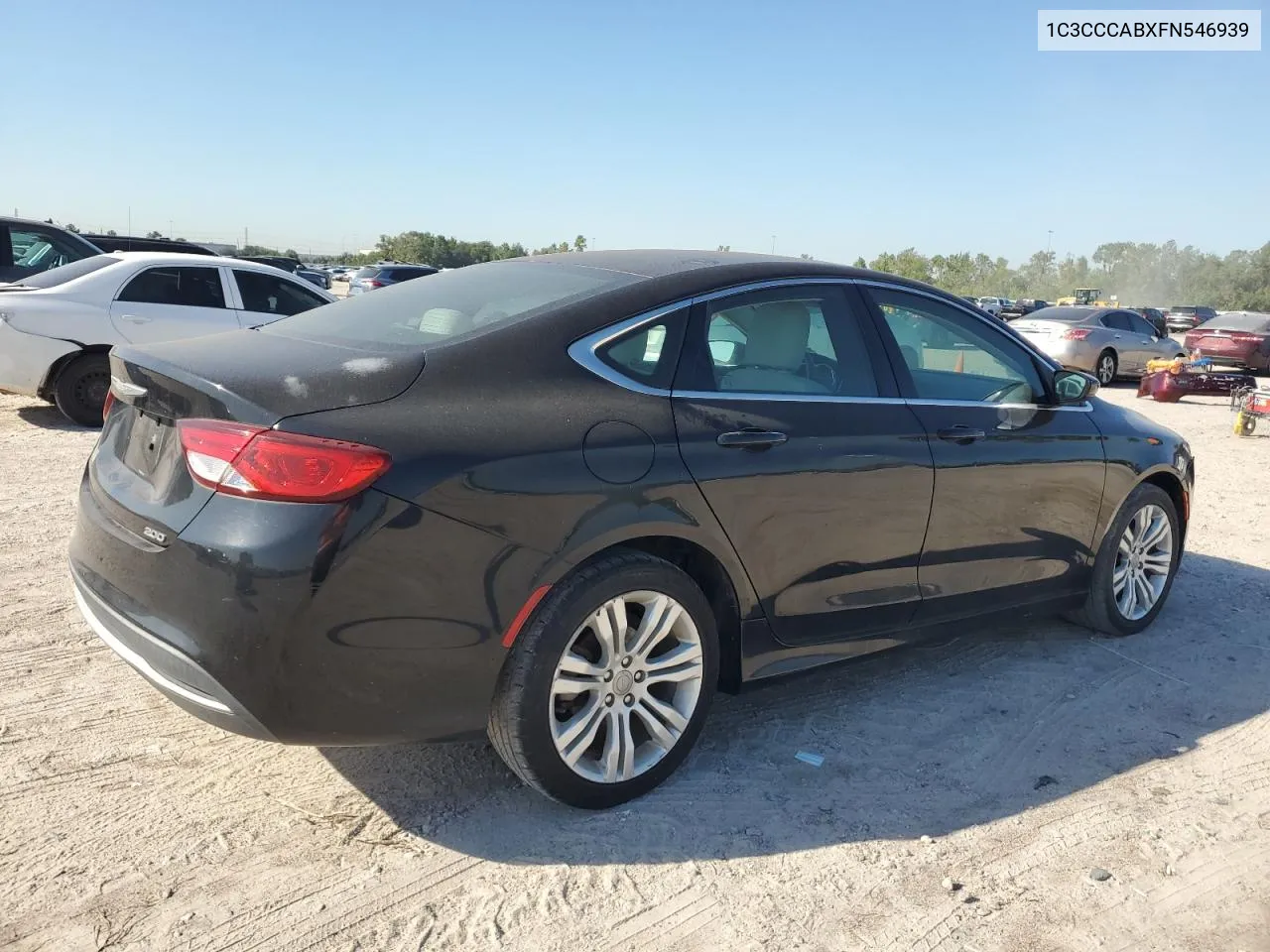 2015 Chrysler 200 Limited VIN: 1C3CCCABXFN546939 Lot: 73941254