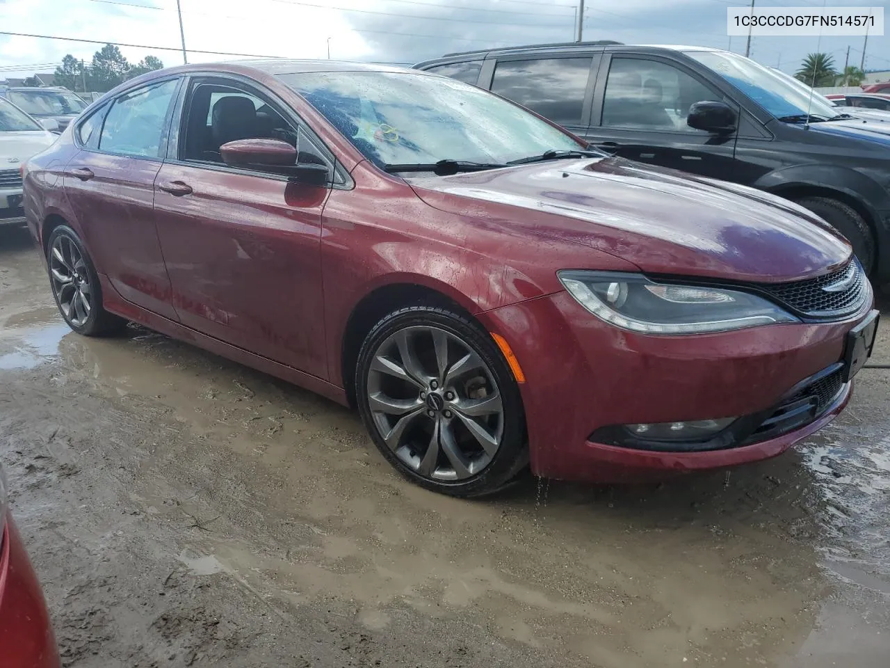 2015 Chrysler 200 S VIN: 1C3CCCDG7FN514571 Lot: 74000954