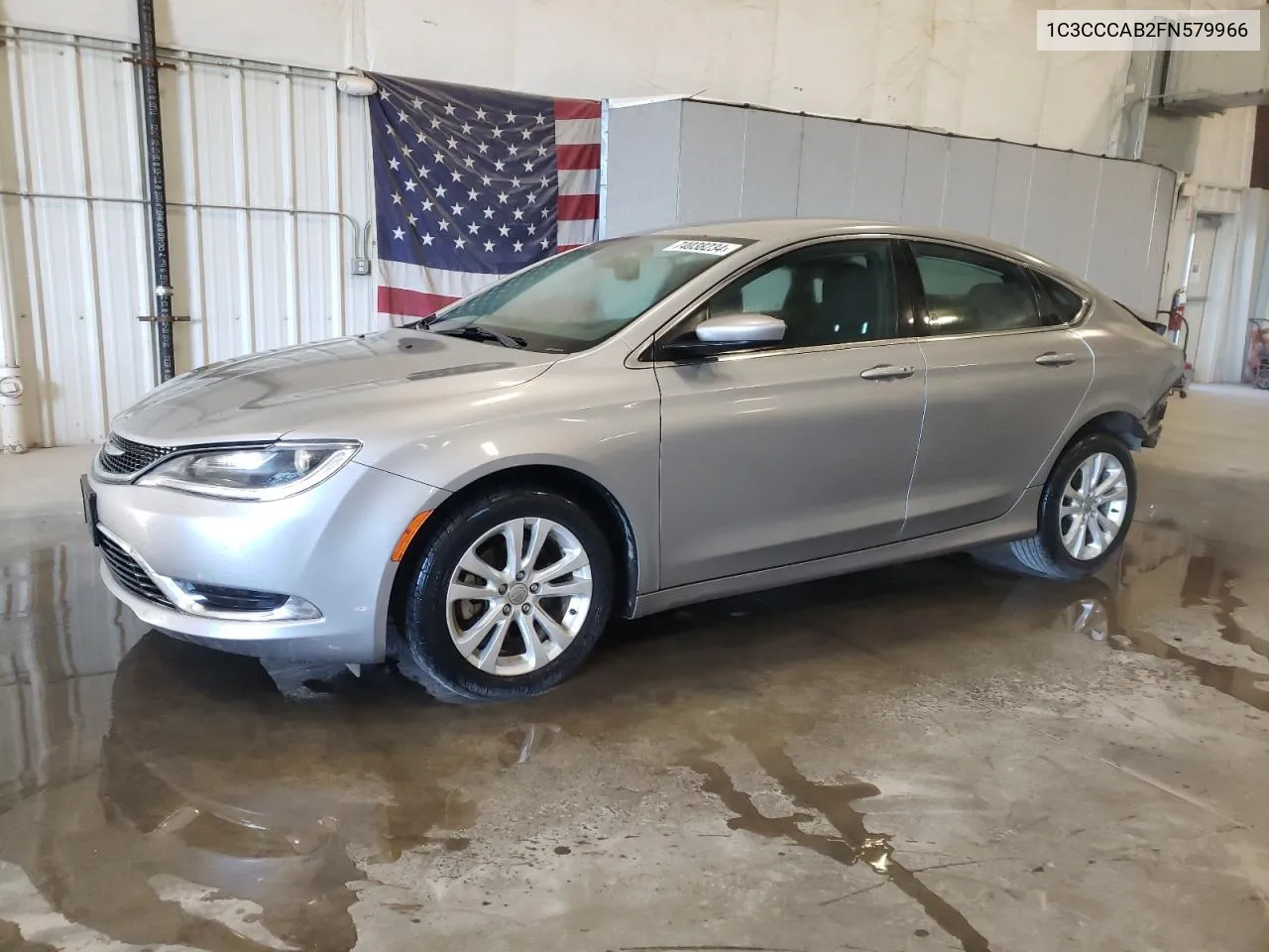 2015 Chrysler 200 Limited VIN: 1C3CCCAB2FN579966 Lot: 74038234