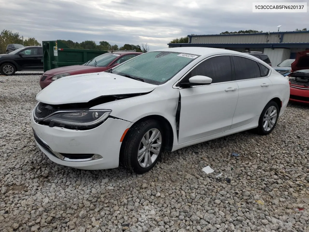 2015 Chrysler 200 Limited VIN: 1C3CCCAB5FN620137 Lot: 74093254