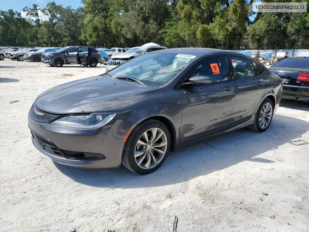 2015 Chrysler 200 S VIN: 1C3CCCBB5FN625370 Lot: 74244944