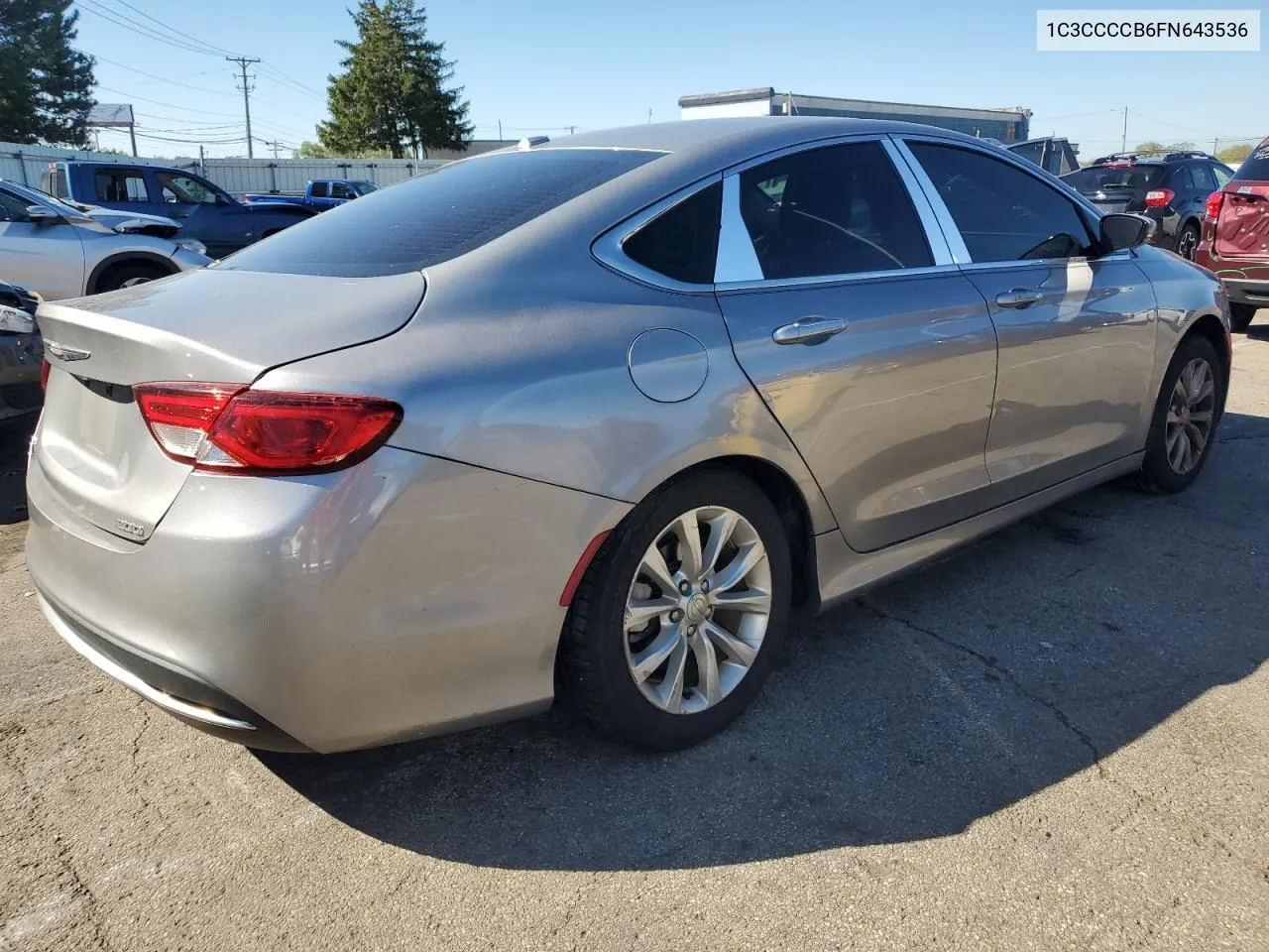 2015 Chrysler 200 C VIN: 1C3CCCCB6FN643536 Lot: 74270464