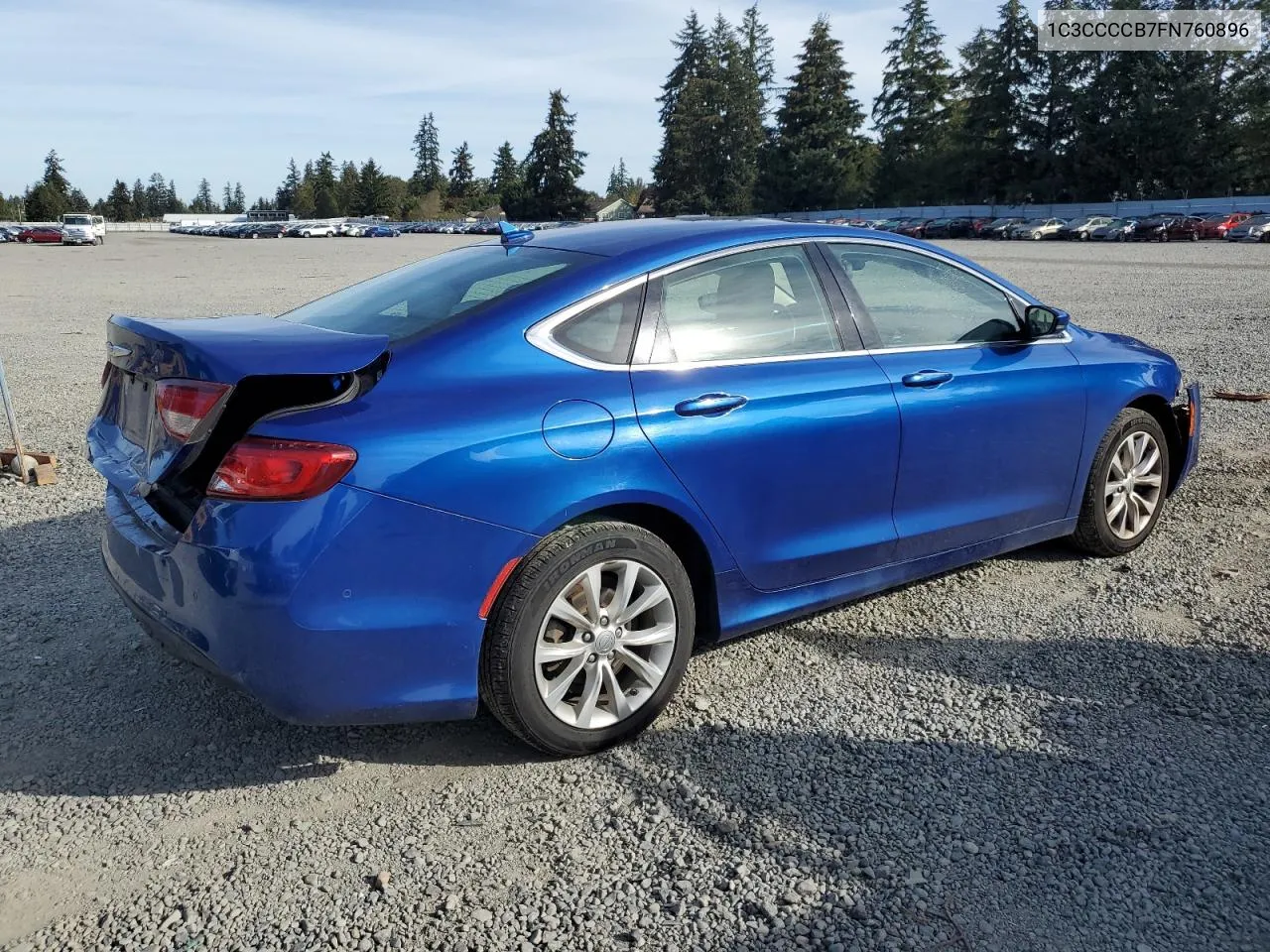 2015 Chrysler 200 C VIN: 1C3CCCCB7FN760896 Lot: 74297104