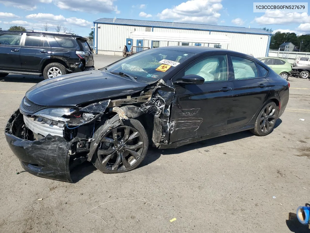 2015 Chrysler 200 S VIN: 1C3CCCBG0FN527679 Lot: 74359114