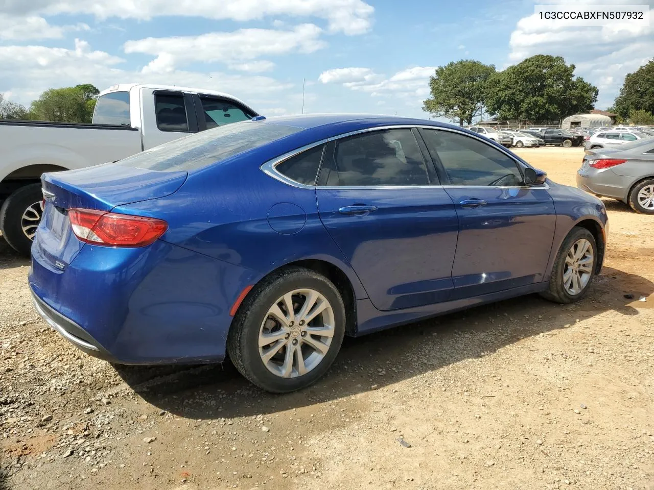 2015 Chrysler 200 Limited VIN: 1C3CCCABXFN507932 Lot: 74503834