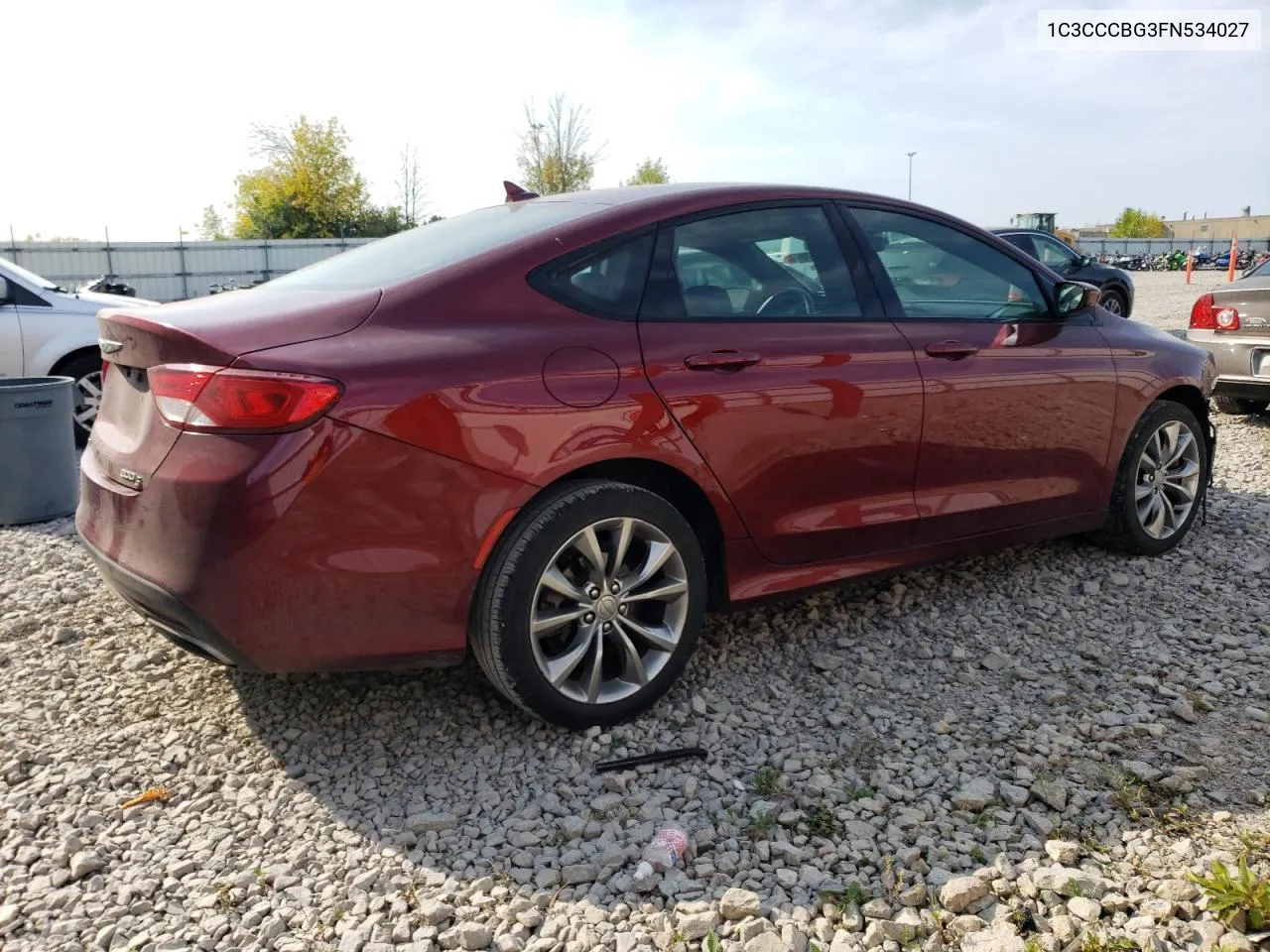 2015 Chrysler 200 S VIN: 1C3CCCBG3FN534027 Lot: 74661274