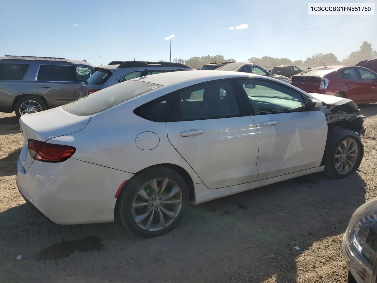 2015 Chrysler 200 S VIN: 1C3CCCBG1FN551750 Lot: 74713274