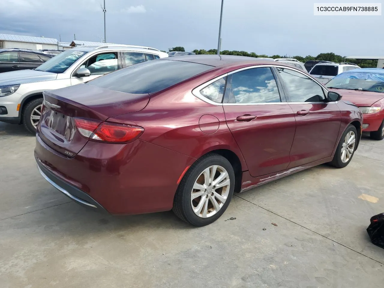 1C3CCCAB9FN738885 2015 Chrysler 200 Limited