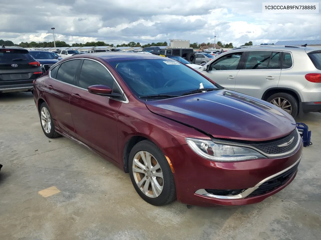 1C3CCCAB9FN738885 2015 Chrysler 200 Limited