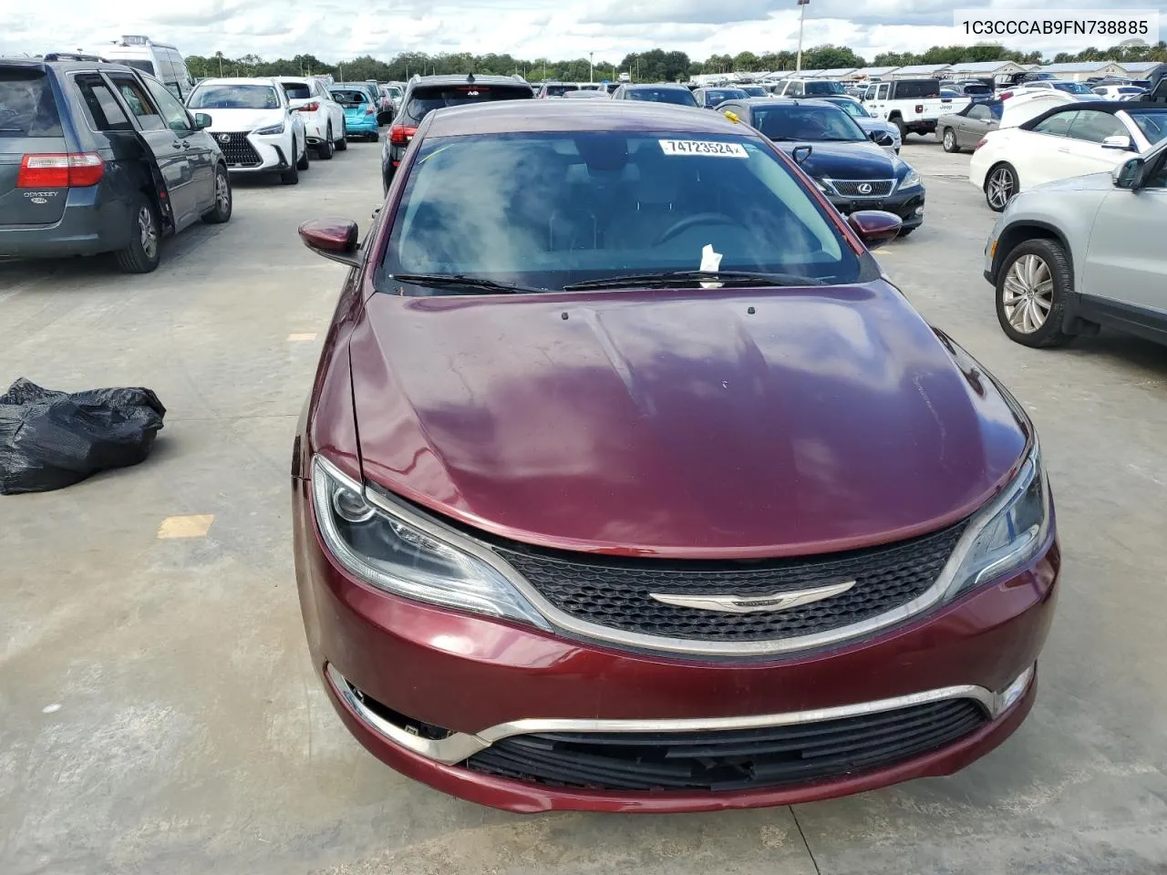 1C3CCCAB9FN738885 2015 Chrysler 200 Limited