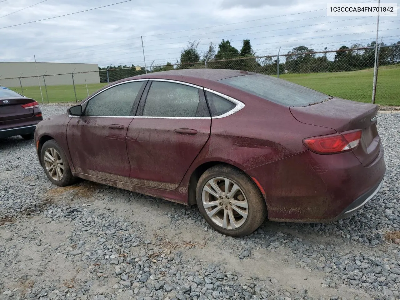 2015 Chrysler 200 Limited VIN: 1C3CCCAB4FN701842 Lot: 74733704