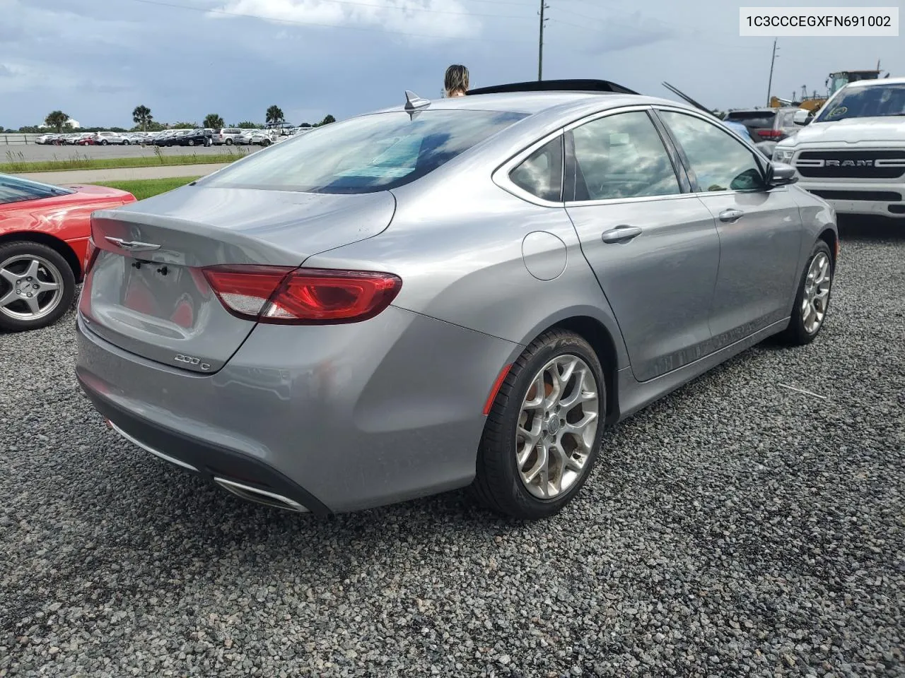 2015 Chrysler 200 C VIN: 1C3CCCEGXFN691002 Lot: 74763564