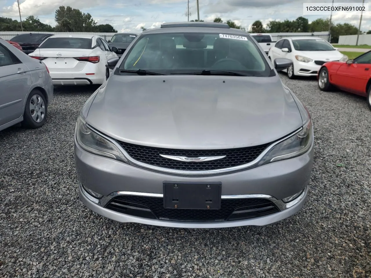 2015 Chrysler 200 C VIN: 1C3CCCEGXFN691002 Lot: 74763564