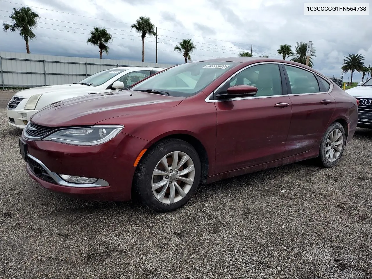 2015 Chrysler 200 C VIN: 1C3CCCCG1FN564738 Lot: 74777844