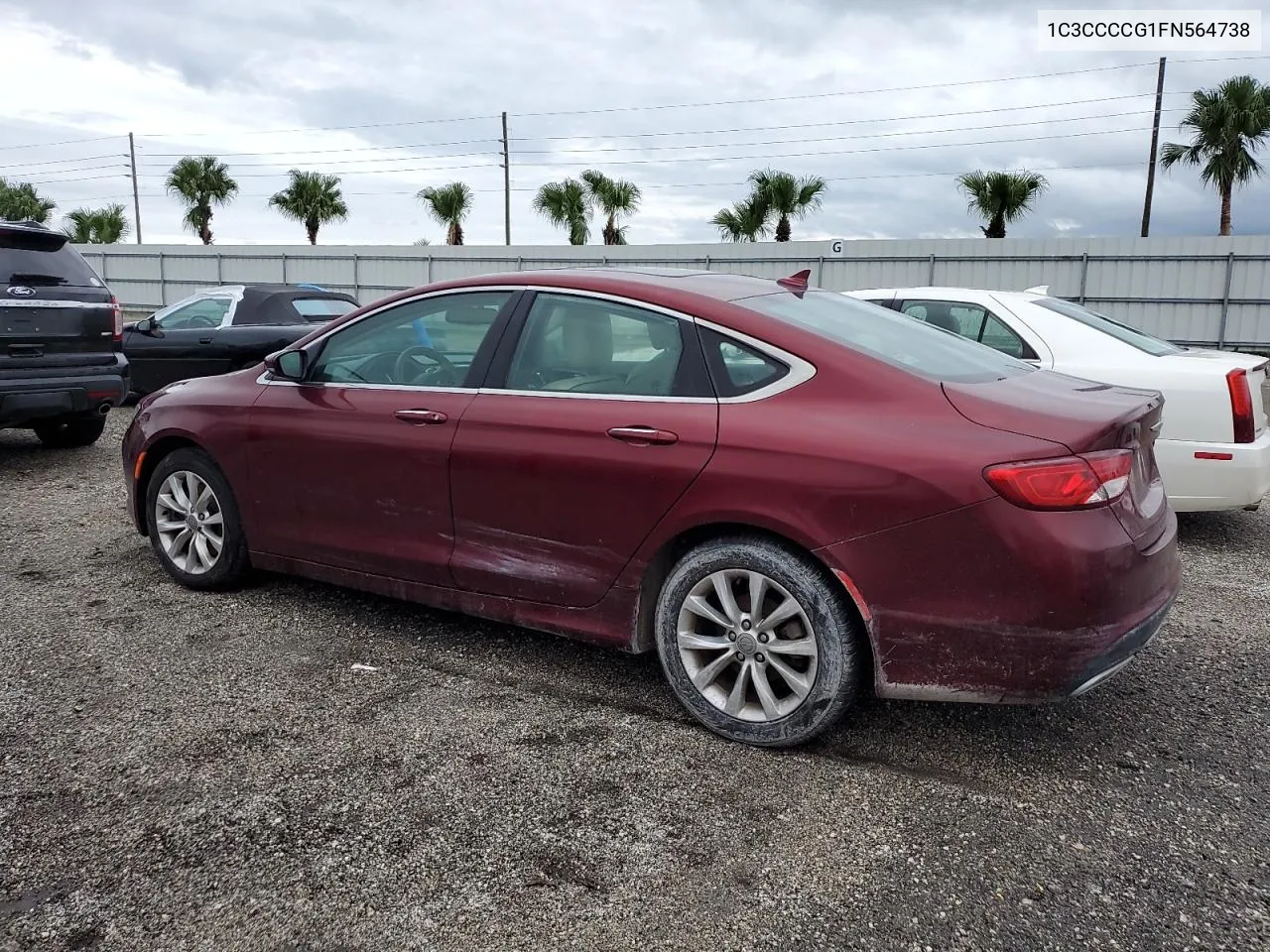 2015 Chrysler 200 C VIN: 1C3CCCCG1FN564738 Lot: 74777844