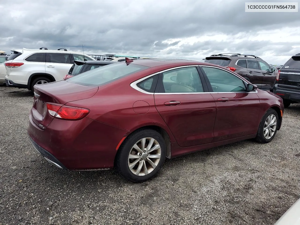 2015 Chrysler 200 C VIN: 1C3CCCCG1FN564738 Lot: 74777844