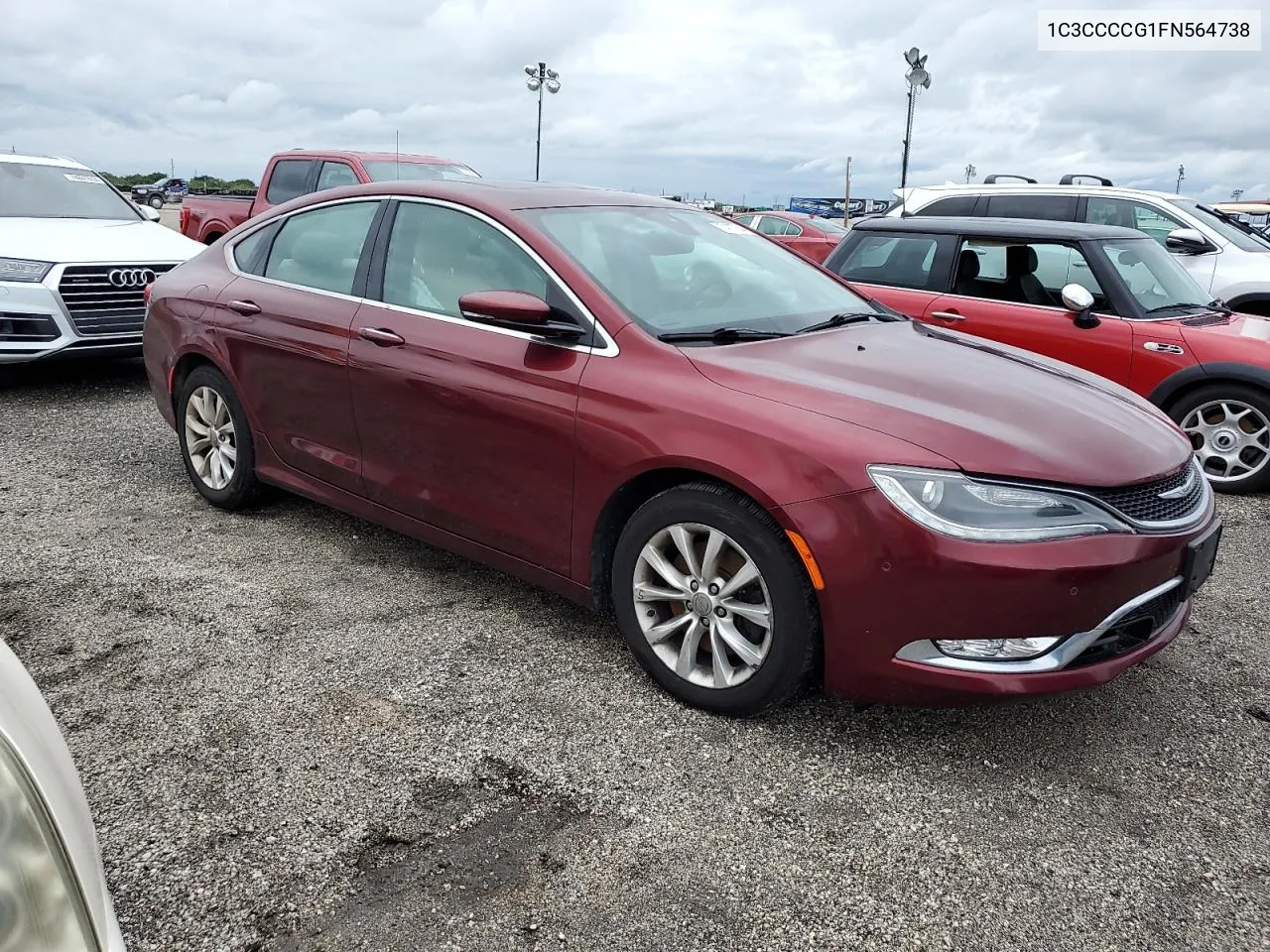 2015 Chrysler 200 C VIN: 1C3CCCCG1FN564738 Lot: 74777844