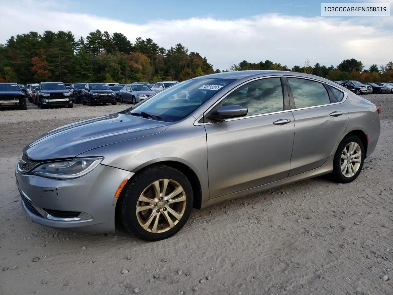 2015 Chrysler 200 Limited VIN: 1C3CCCAB4FN558519 Lot: 74831204