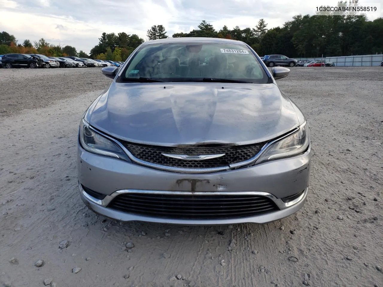 2015 Chrysler 200 Limited VIN: 1C3CCCAB4FN558519 Lot: 74831204