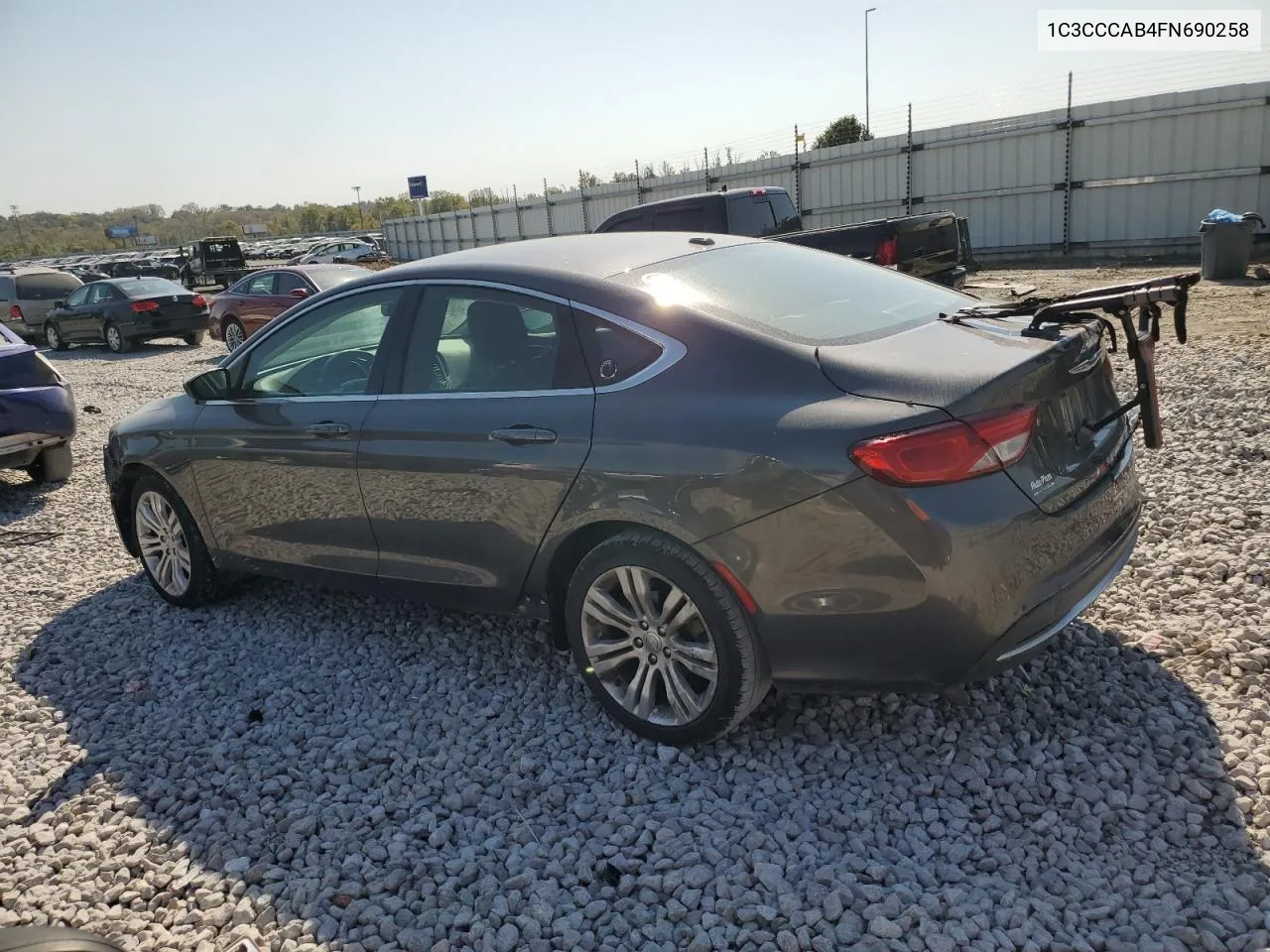 2015 Chrysler 200 Limited VIN: 1C3CCCAB4FN690258 Lot: 74999874