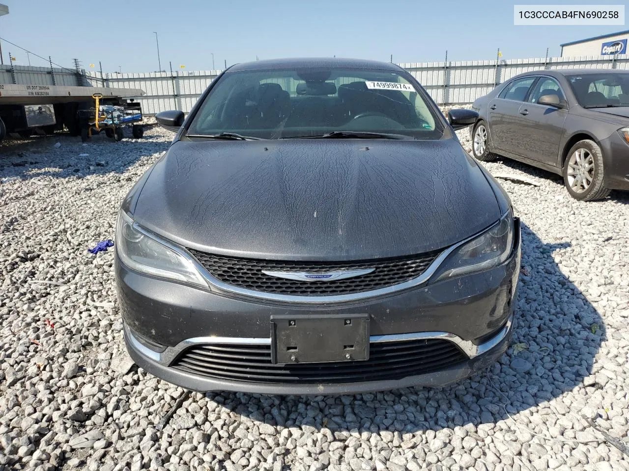 2015 Chrysler 200 Limited VIN: 1C3CCCAB4FN690258 Lot: 74999874