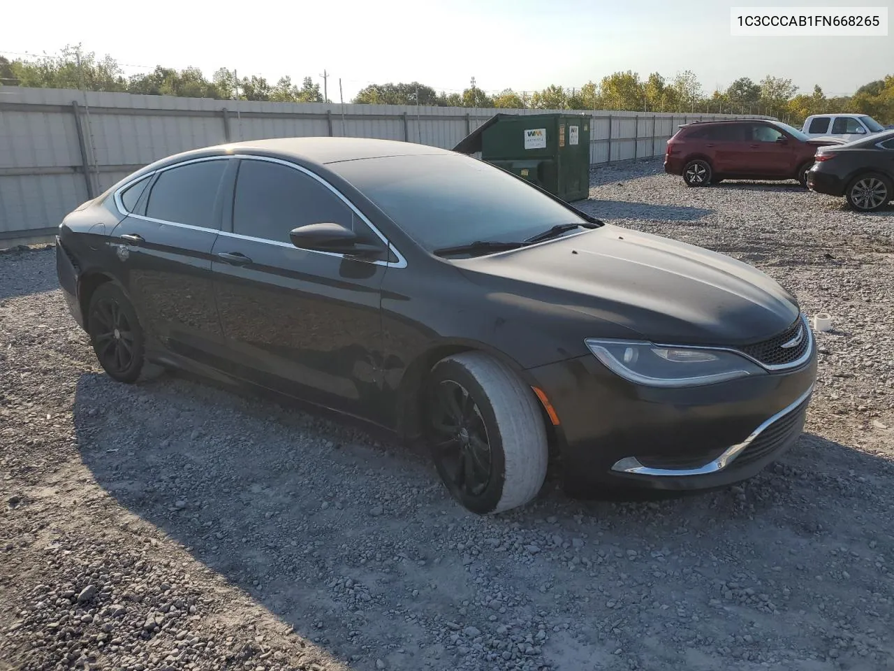 2015 Chrysler 200 Limited VIN: 1C3CCCAB1FN668265 Lot: 75017954