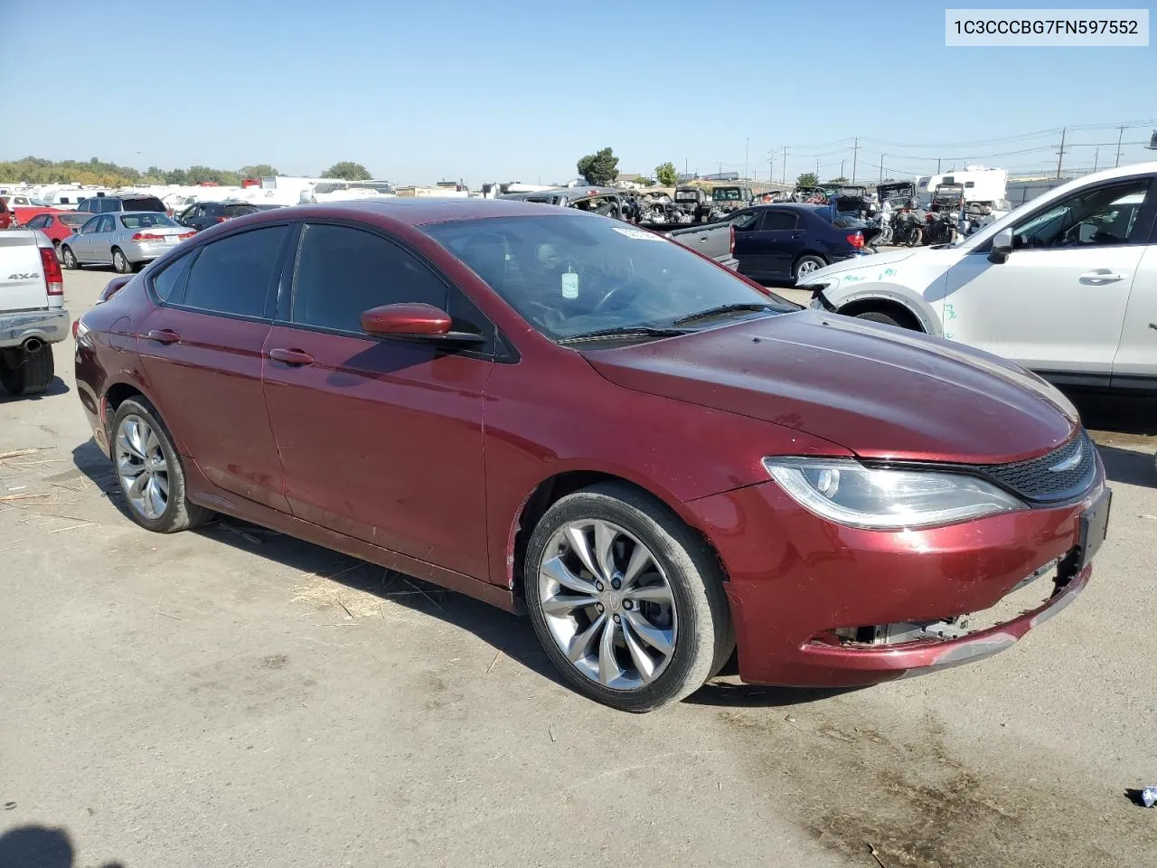 1C3CCCBG7FN597552 2015 Chrysler 200 S