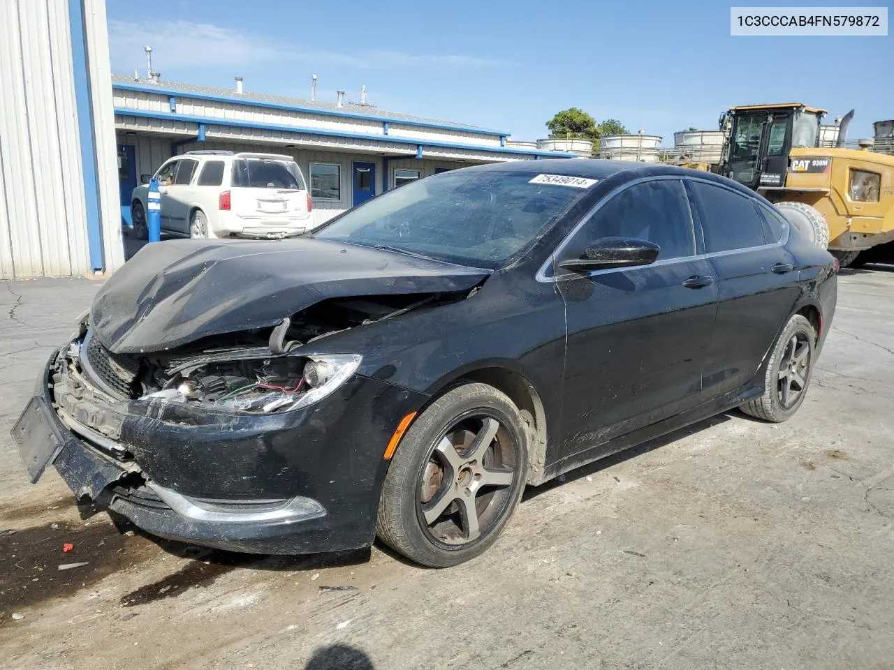 2015 Chrysler 200 Limited VIN: 1C3CCCAB4FN579872 Lot: 75349014