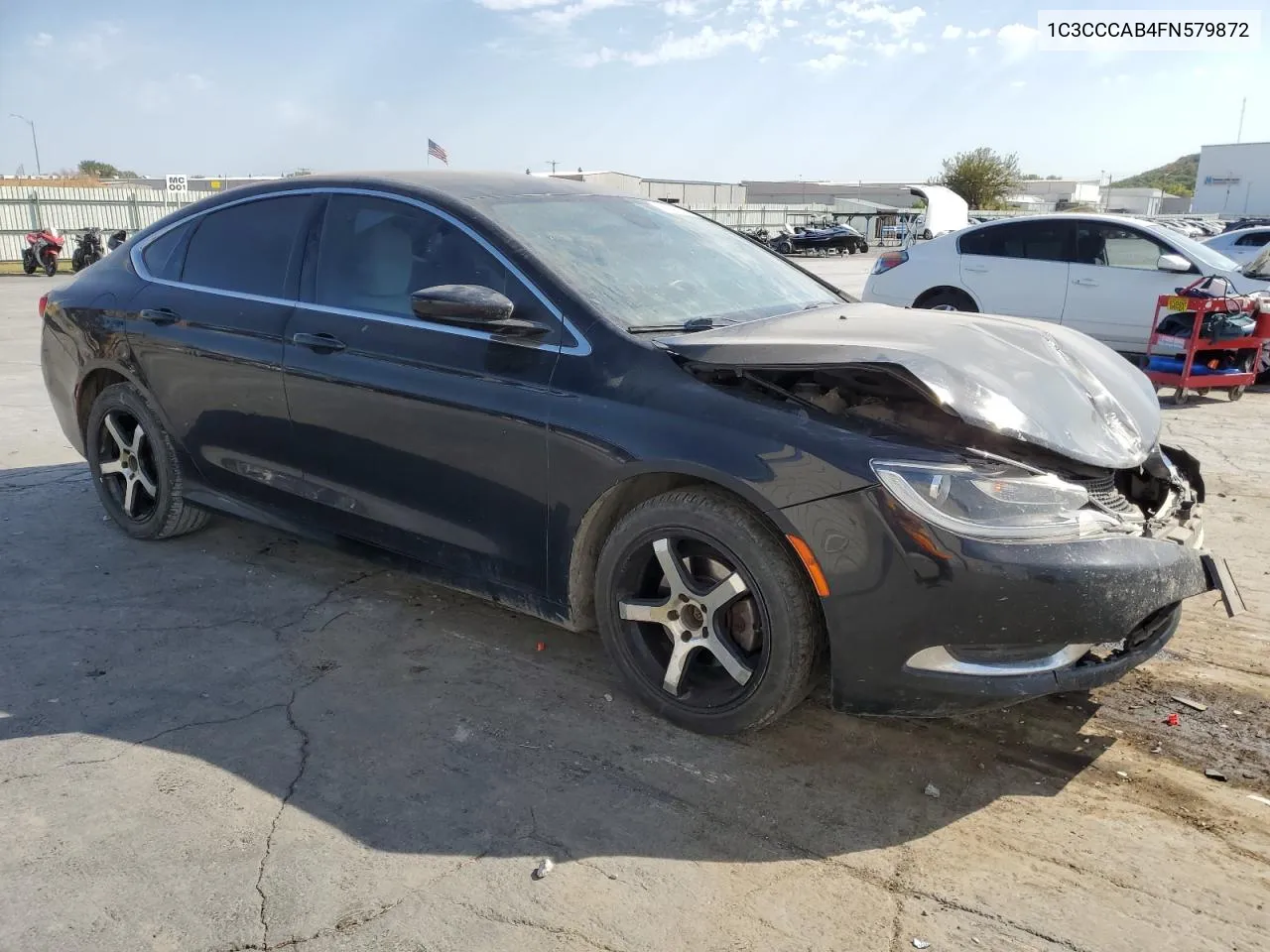 2015 Chrysler 200 Limited VIN: 1C3CCCAB4FN579872 Lot: 75349014