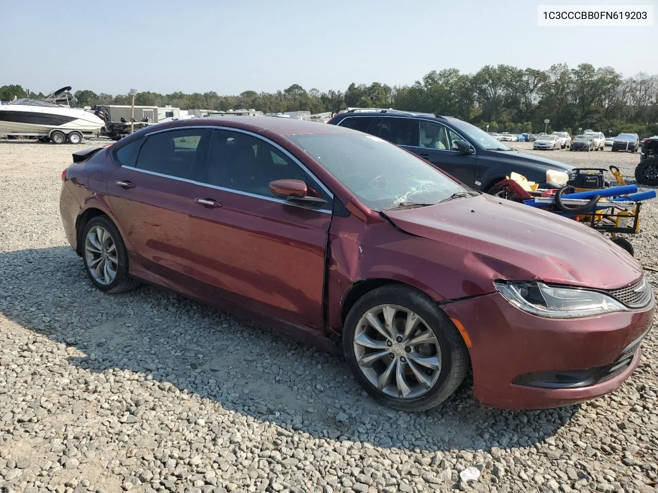 2015 Chrysler 200 S VIN: 1C3CCCBB0FN619203 Lot: 75389524