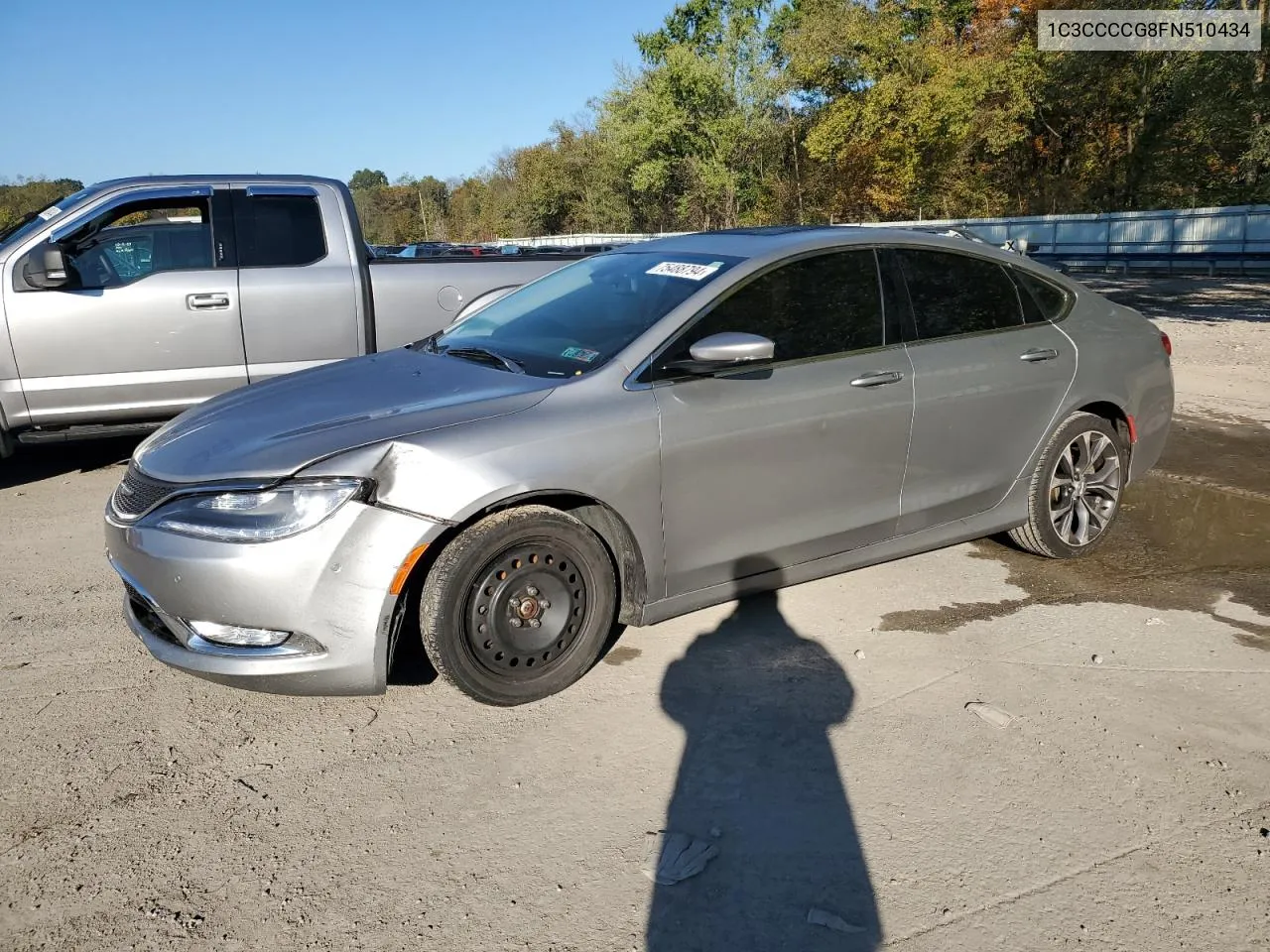 2015 Chrysler 200 C VIN: 1C3CCCCG8FN510434 Lot: 75488794