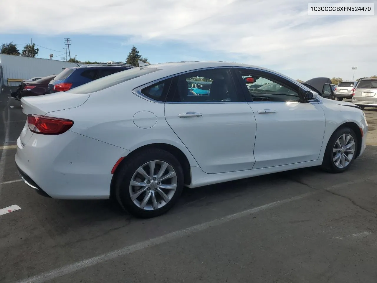 2015 Chrysler 200 C VIN: 1C3CCCCBXFN524470 Lot: 75489574