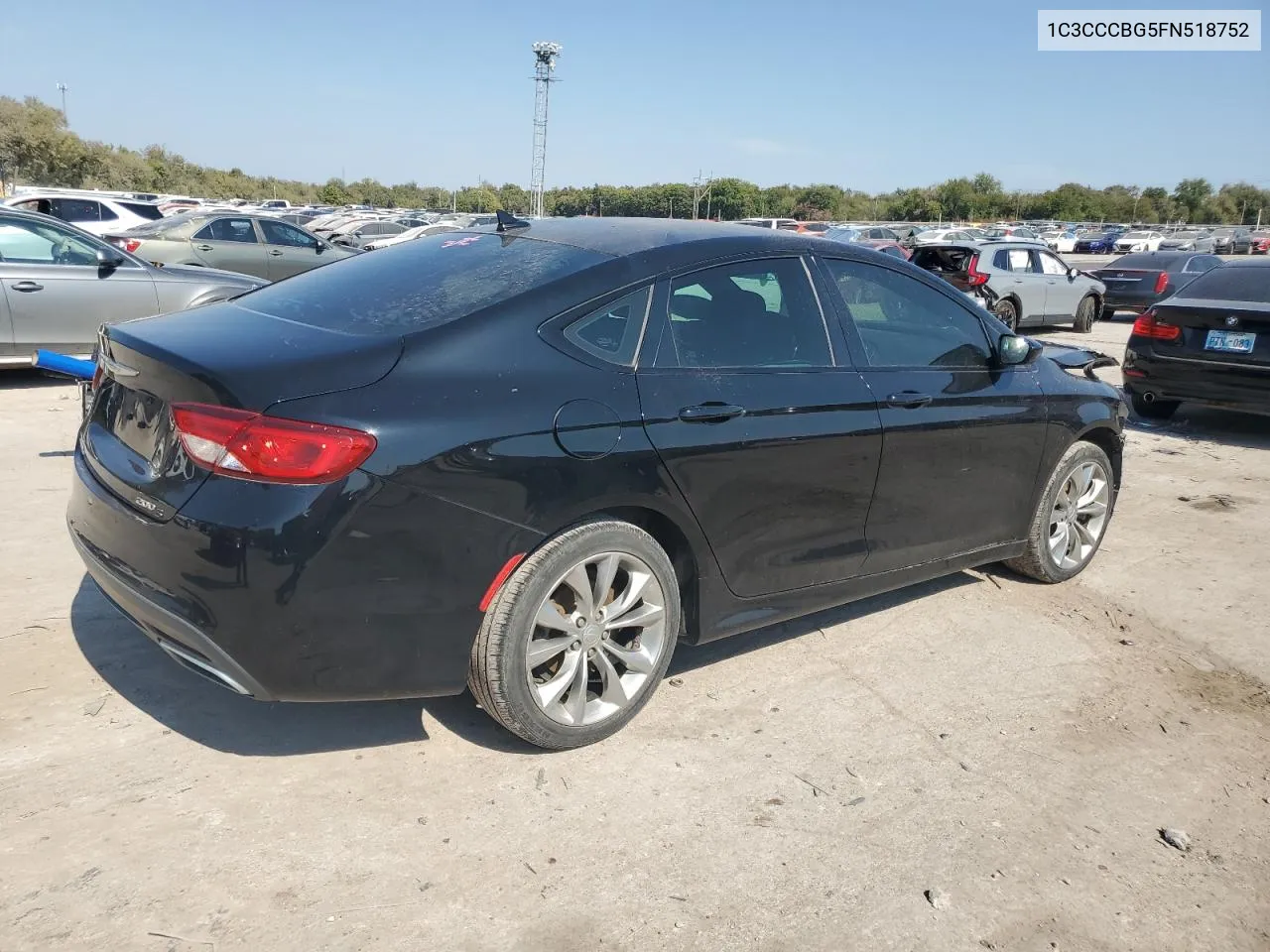 2015 Chrysler 200 S VIN: 1C3CCCBG5FN518752 Lot: 75522754