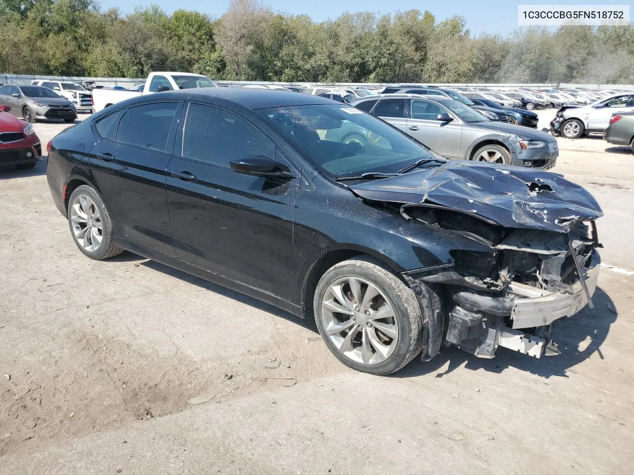 2015 Chrysler 200 S VIN: 1C3CCCBG5FN518752 Lot: 75522754