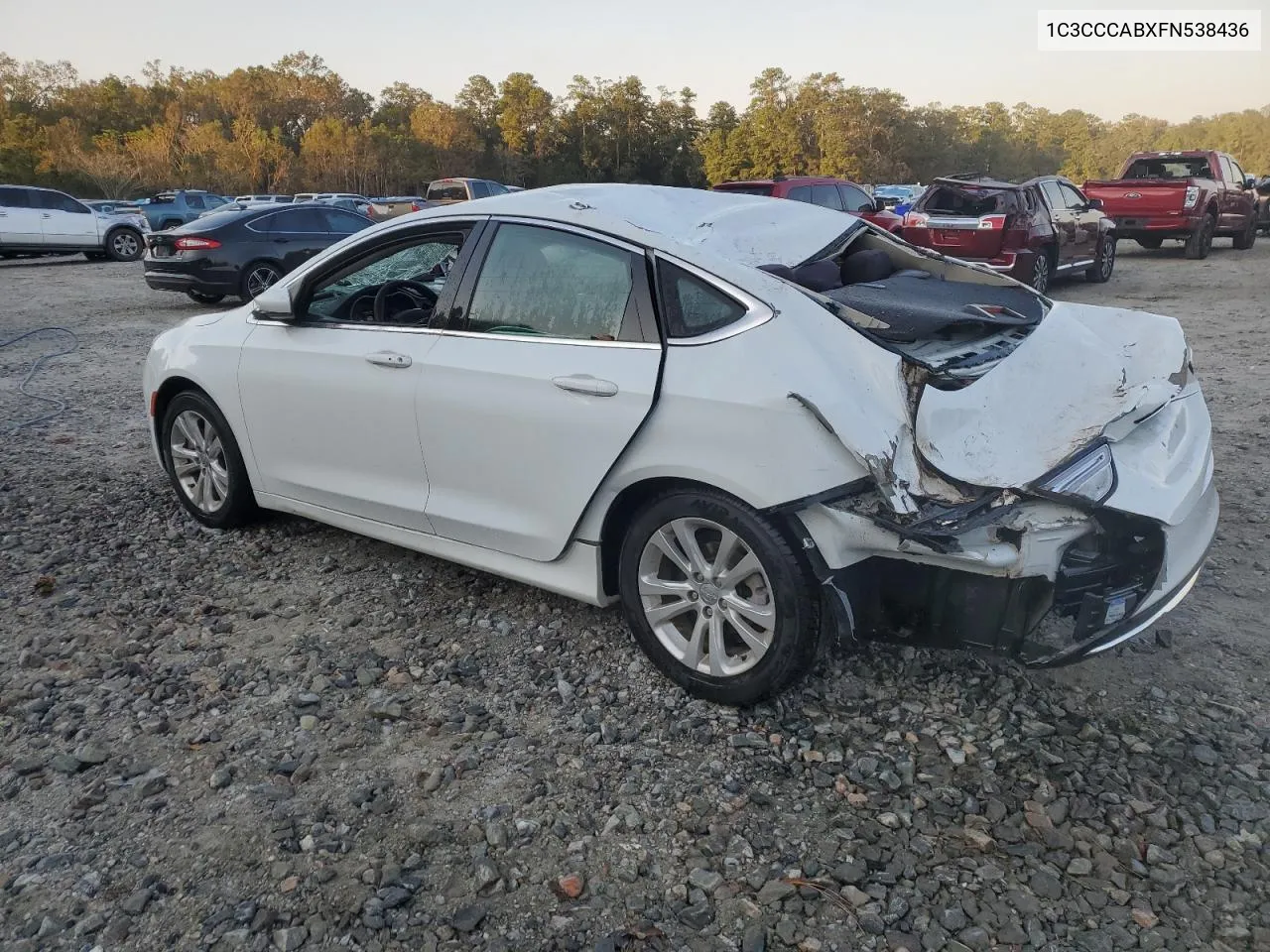 2015 Chrysler 200 Limited VIN: 1C3CCCABXFN538436 Lot: 75522804