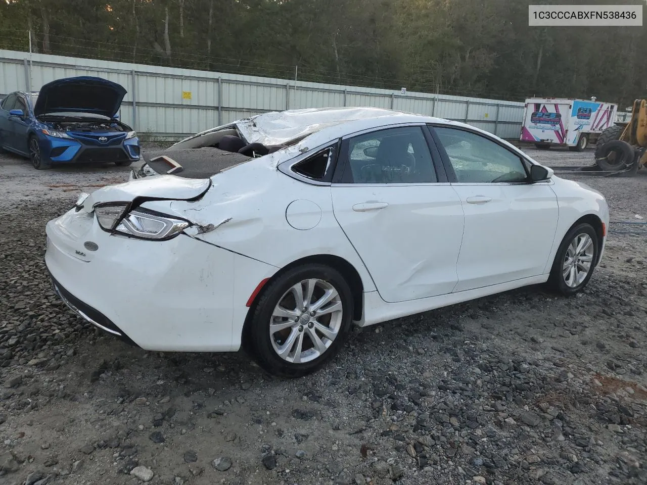 2015 Chrysler 200 Limited VIN: 1C3CCCABXFN538436 Lot: 75522804