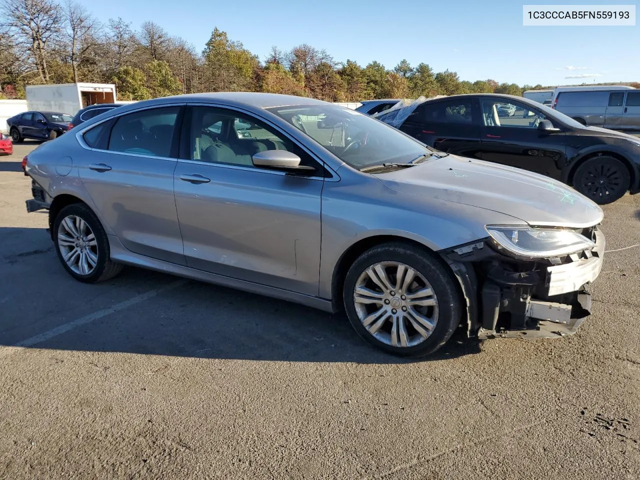 2015 Chrysler 200 Limited VIN: 1C3CCCAB5FN559193 Lot: 75595604