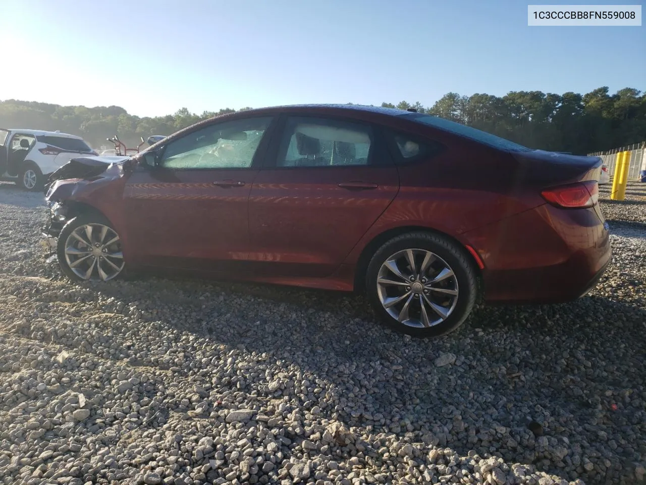 2015 Chrysler 200 S VIN: 1C3CCCBB8FN559008 Lot: 75651124