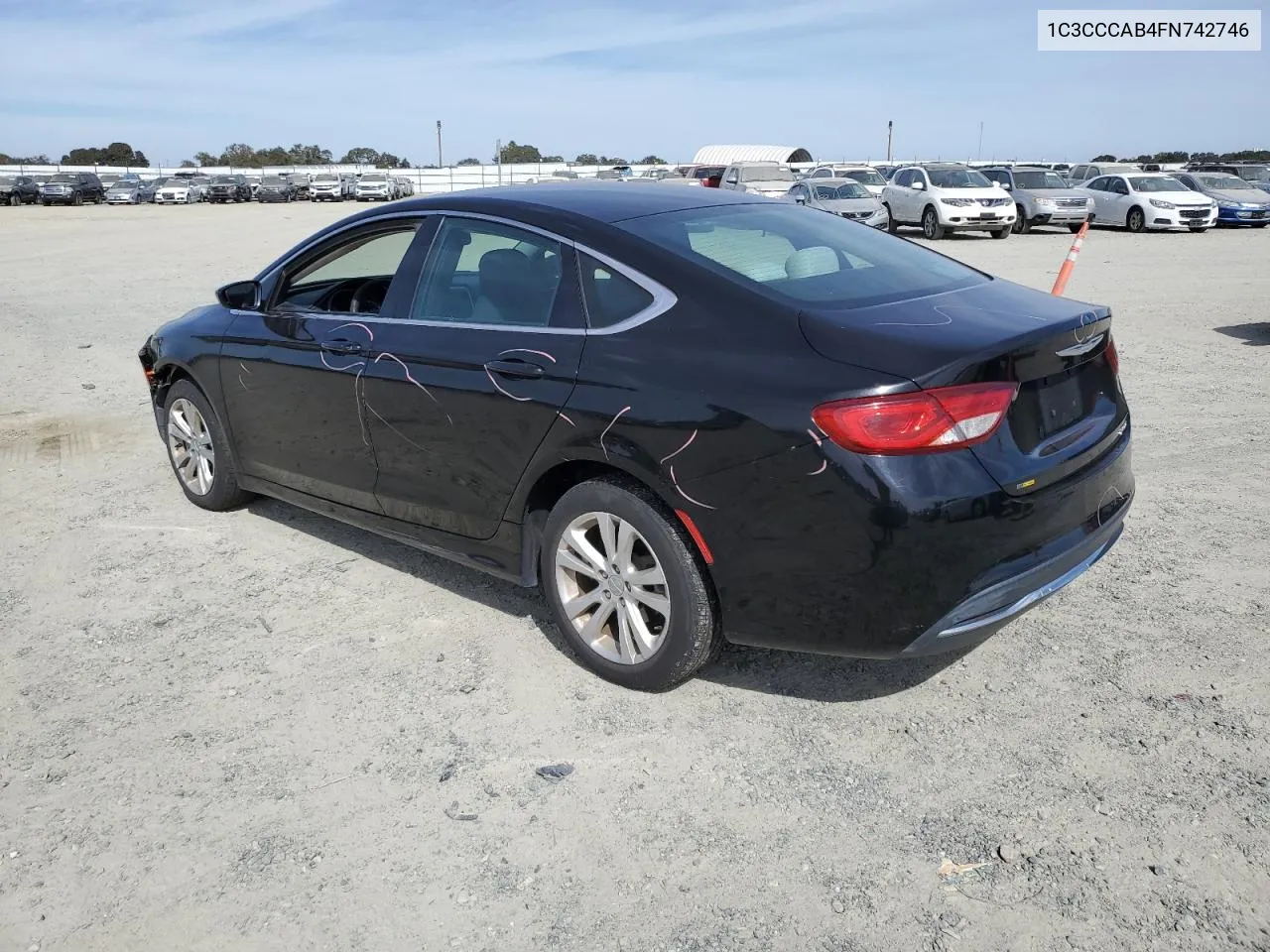 2015 Chrysler 200 Limited VIN: 1C3CCCAB4FN742746 Lot: 75741614