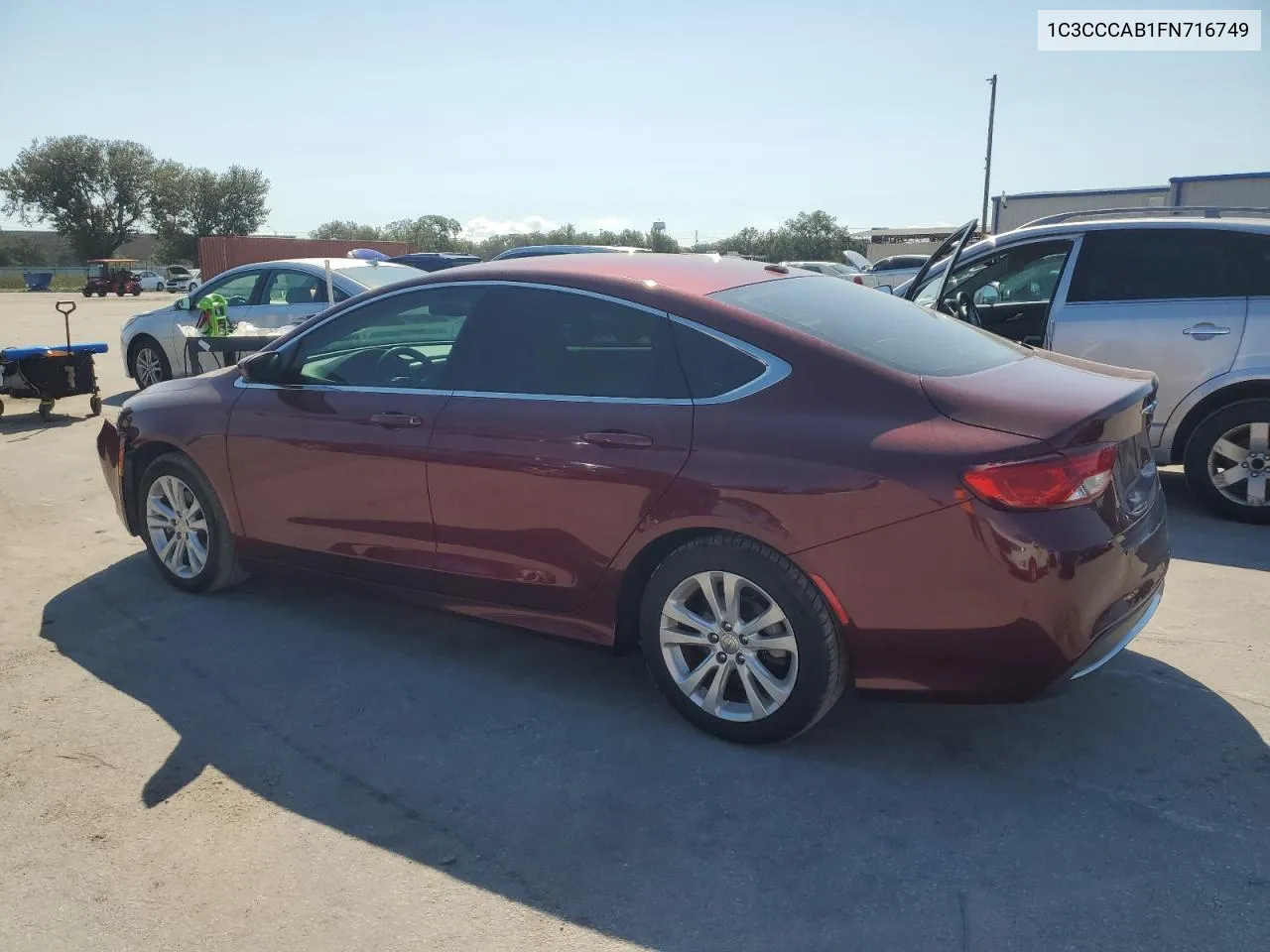 1C3CCCAB1FN716749 2015 Chrysler 200 Limited