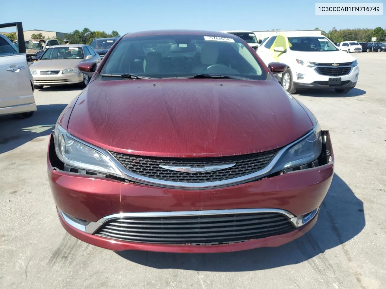 1C3CCCAB1FN716749 2015 Chrysler 200 Limited