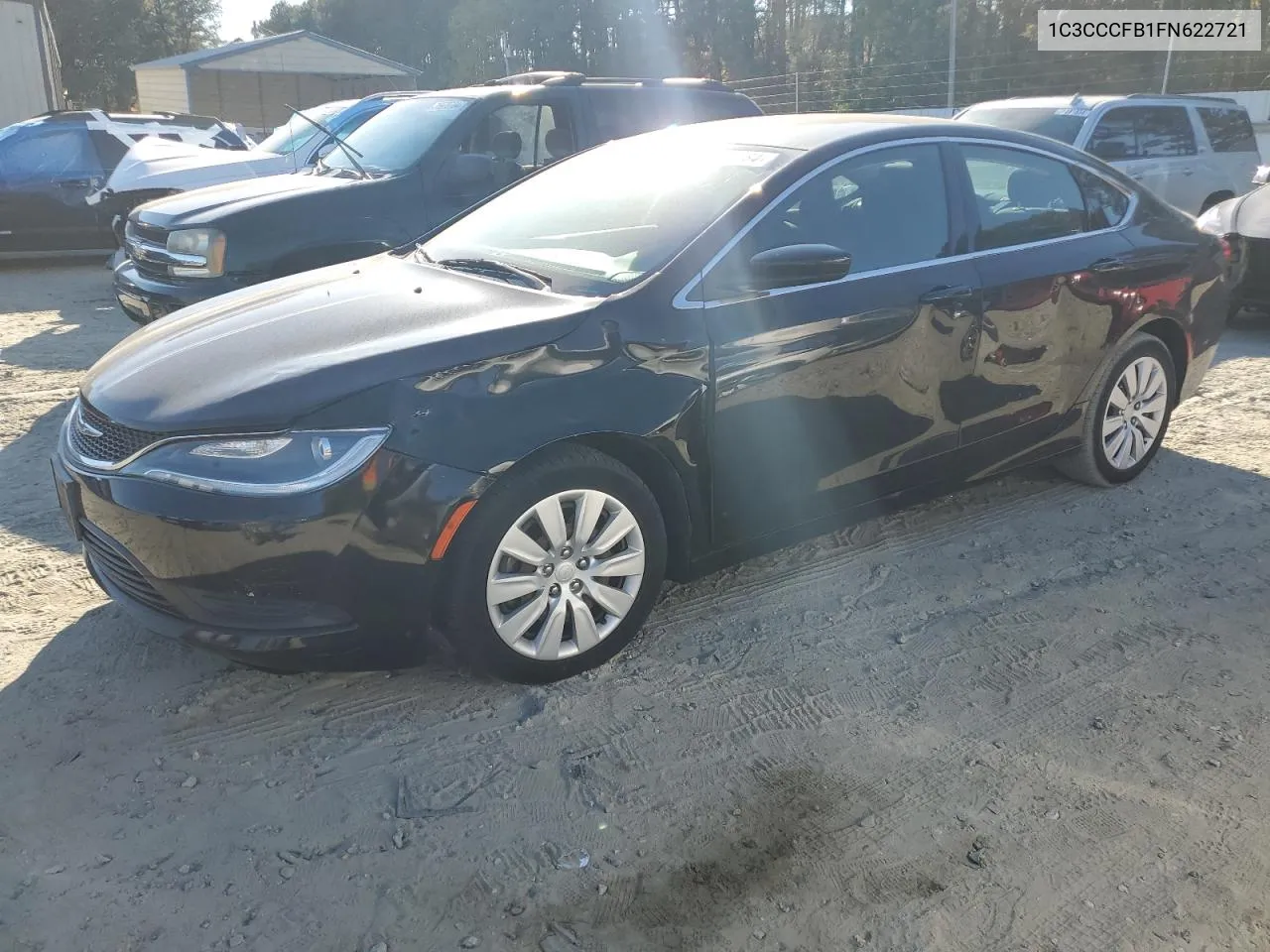 2015 Chrysler 200 Lx VIN: 1C3CCCFB1FN622721 Lot: 75821384