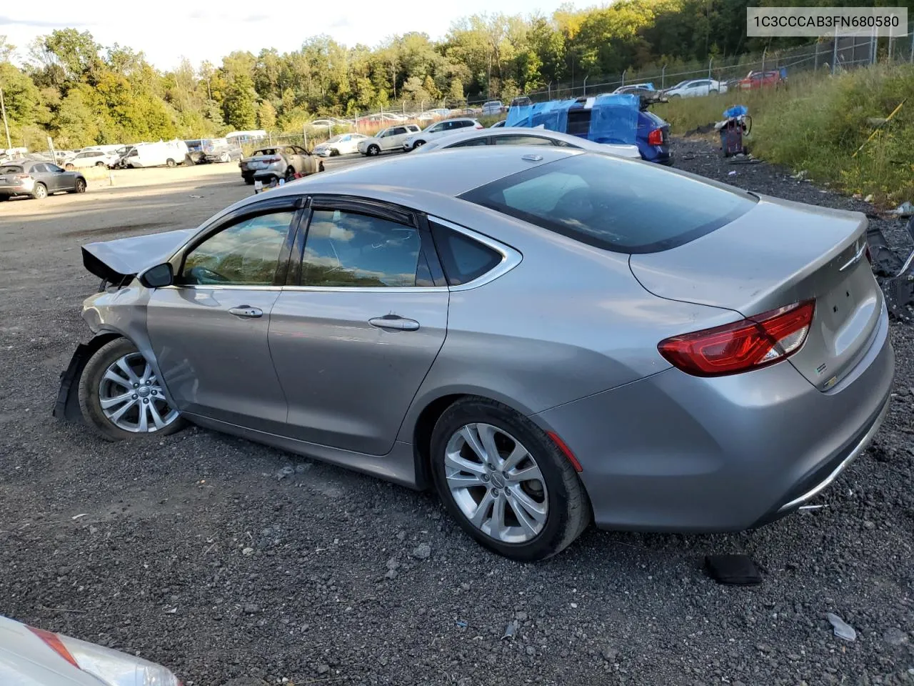 2015 Chrysler 200 Limited VIN: 1C3CCCAB3FN680580 Lot: 75873824