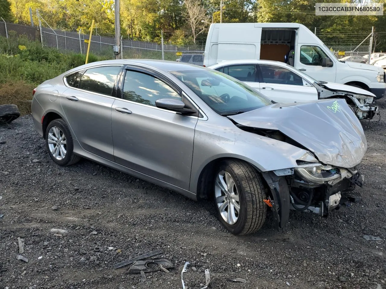 2015 Chrysler 200 Limited VIN: 1C3CCCAB3FN680580 Lot: 75873824