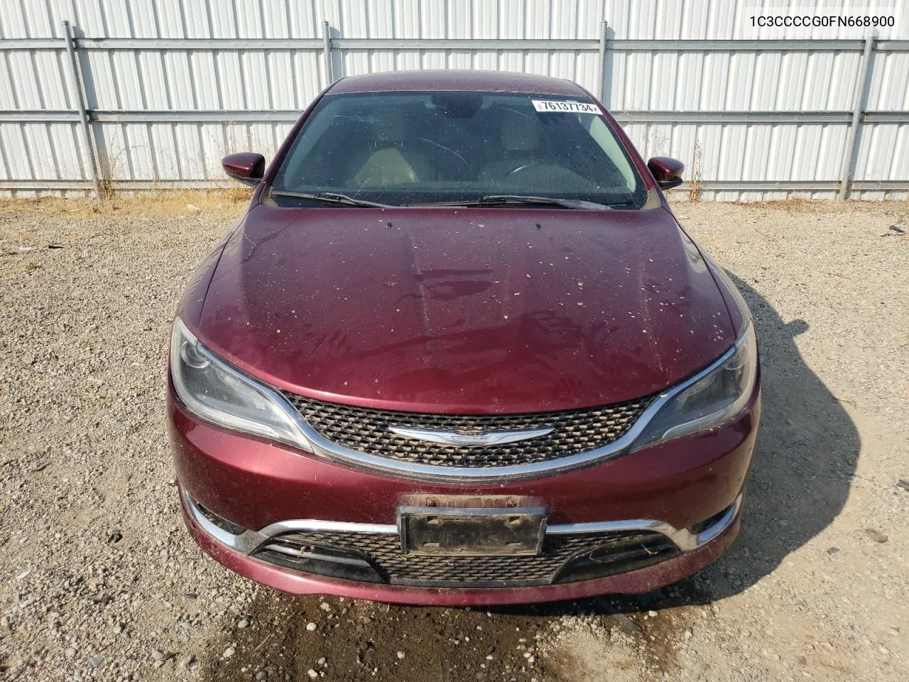 2015 Chrysler 200 C VIN: 1C3CCCCG0FN668900 Lot: 76137734