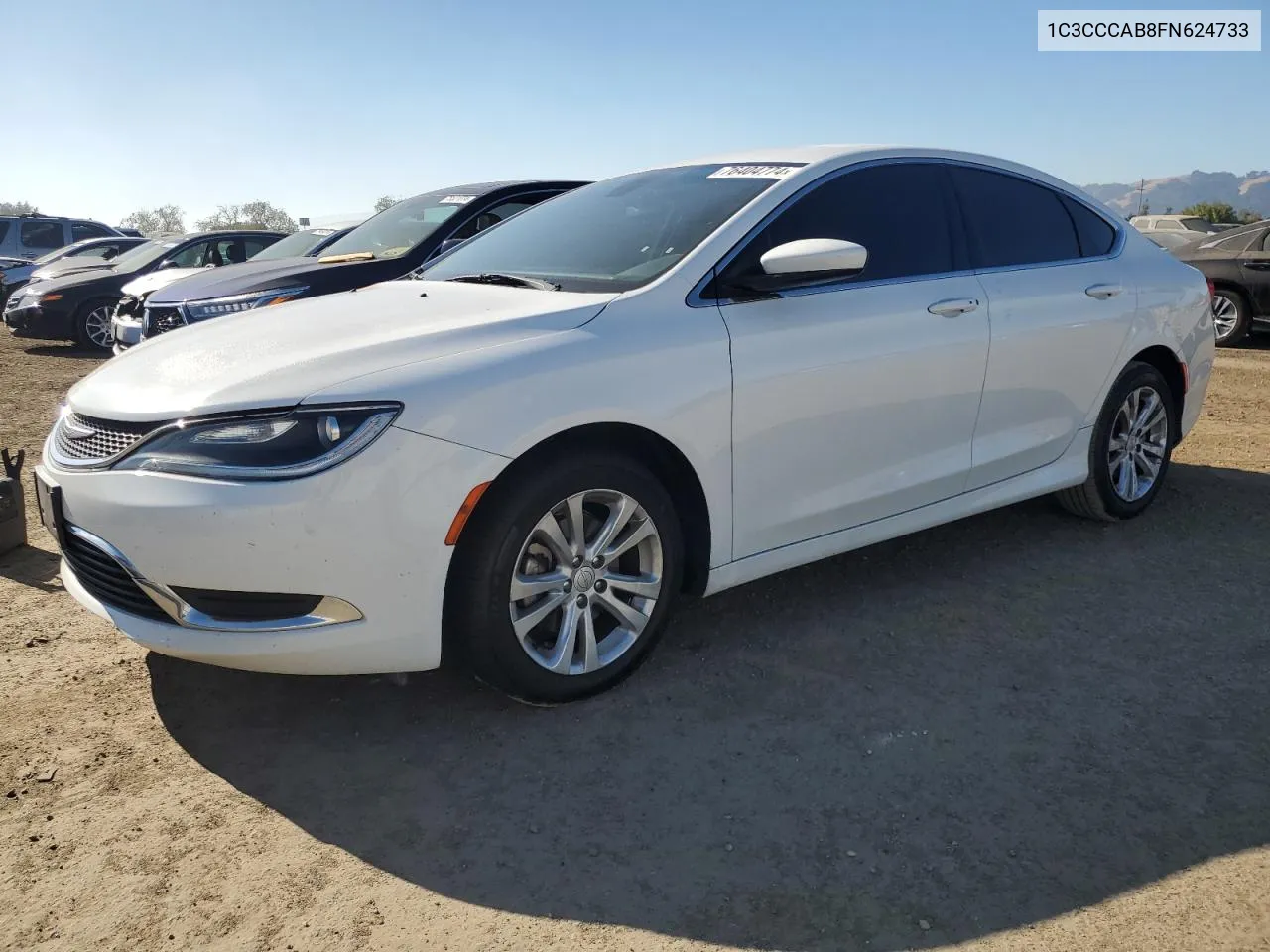 2015 Chrysler 200 Limited VIN: 1C3CCCAB8FN624733 Lot: 76404774