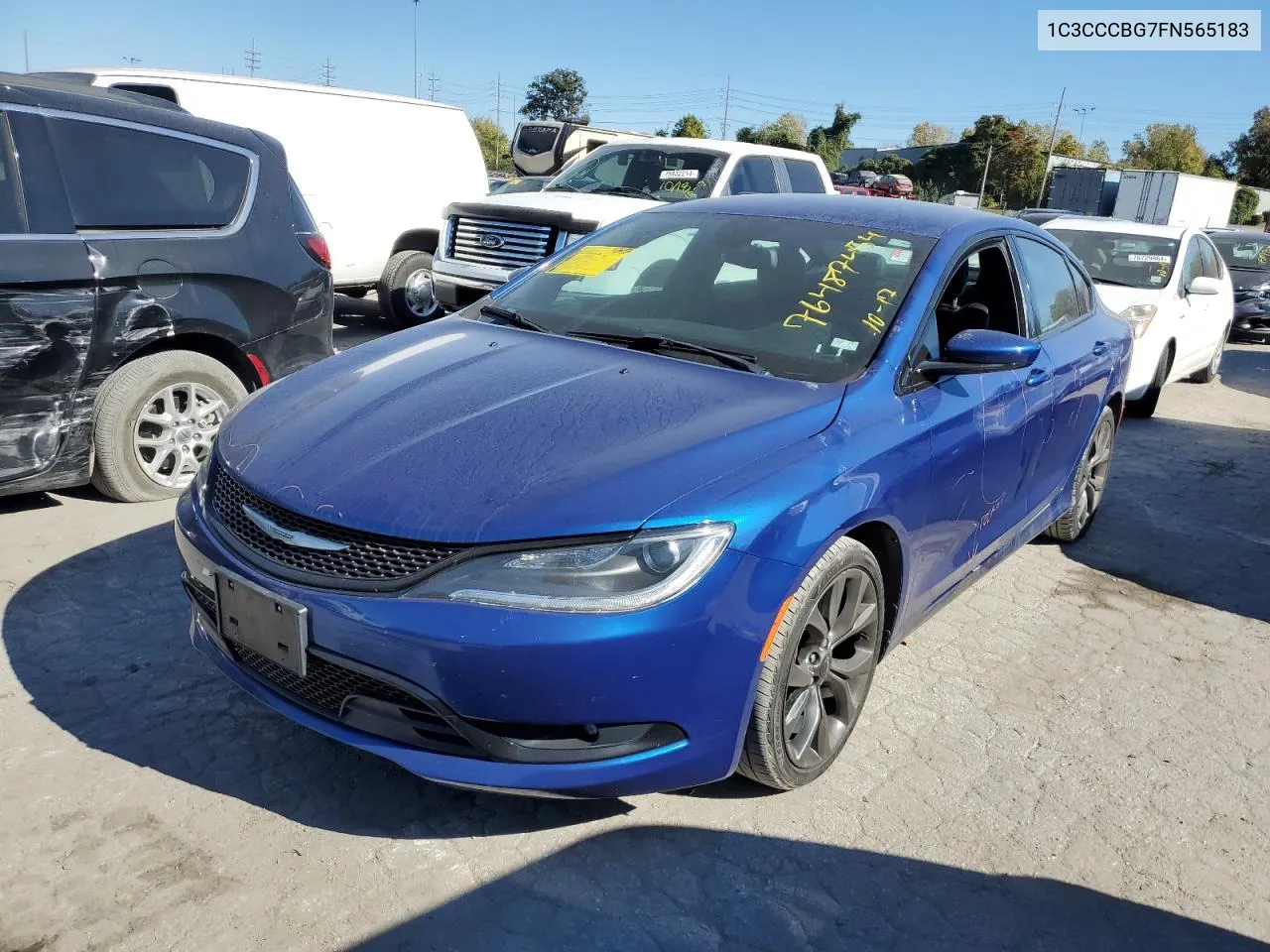 2015 Chrysler 200 S VIN: 1C3CCCBG7FN565183 Lot: 76487454