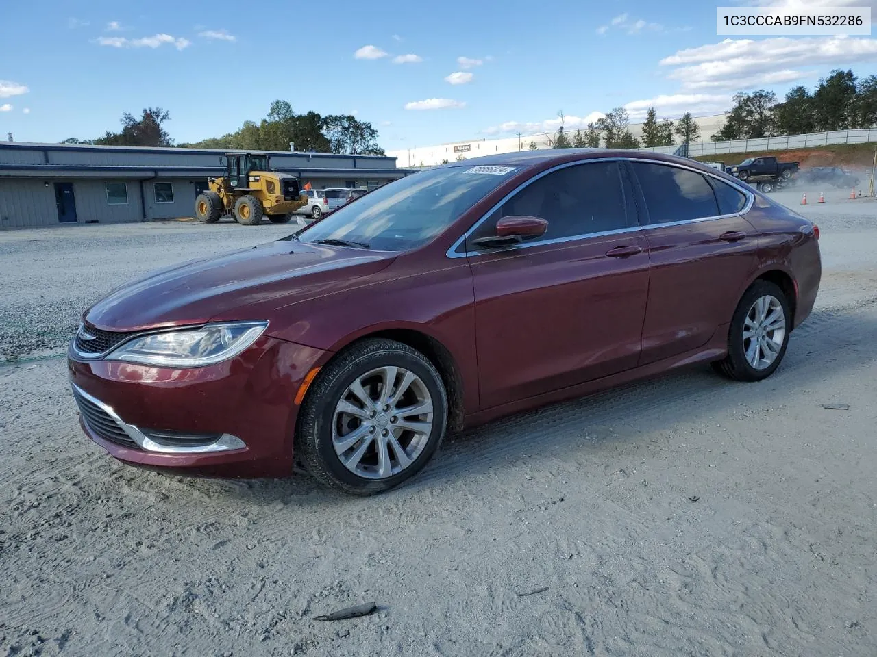 2015 Chrysler 200 Limited VIN: 1C3CCCAB9FN532286 Lot: 76556324