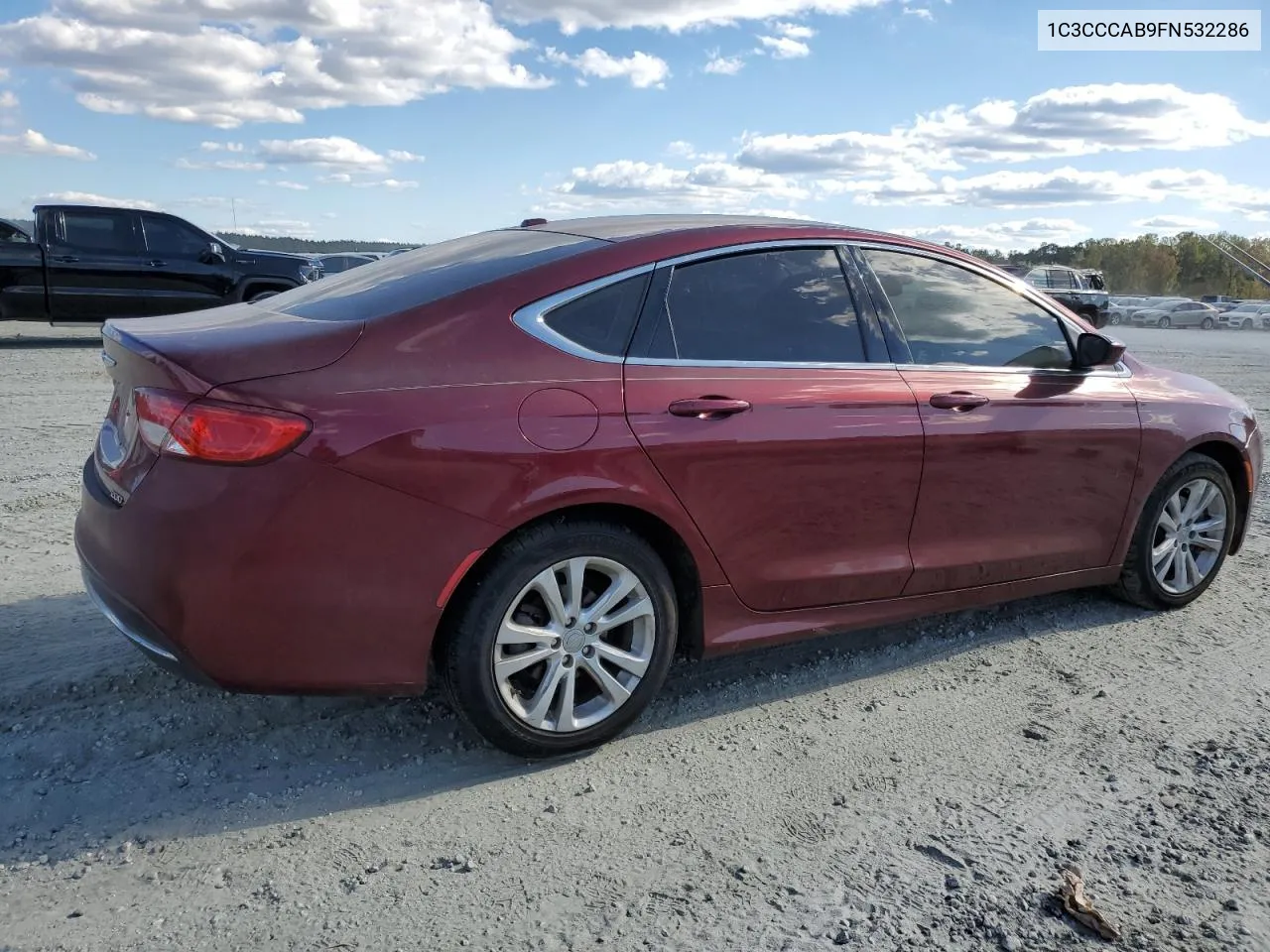 2015 Chrysler 200 Limited VIN: 1C3CCCAB9FN532286 Lot: 76556324