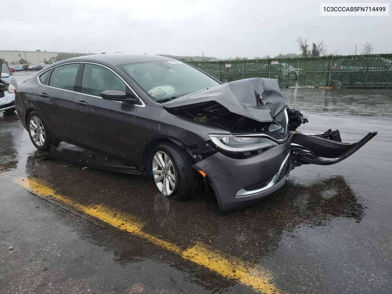 2015 Chrysler 200 Limited VIN: 1C3CCCAB5FN714499 Lot: 76592084